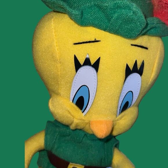 NWT 1997 Tweety Plush Bird Robin Hood Looney Tunes Warner Brothers Plush - Picture 8 of 8